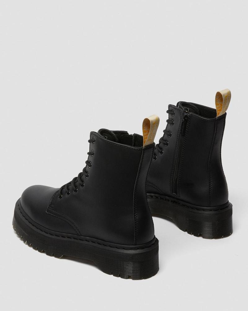 Botas Plataforma Dr Martens Vegan Jadon II Mono Hombre Negros | MX 244EBC